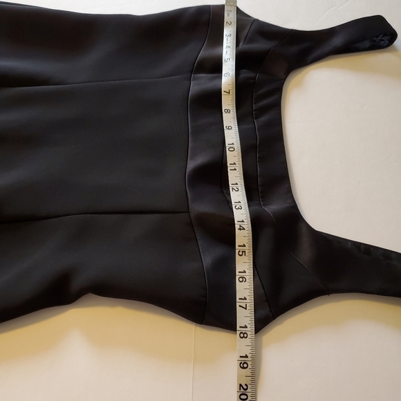 Liz Claiborne Night Formal Black Sleeveless Lined Dress Sz 10 - Picture 8 of 15